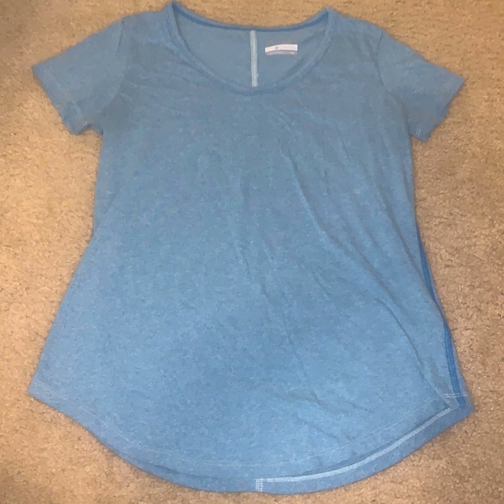 Columbia sportswear Omni-wick blue shirt S/P